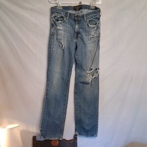 Lucky Distressed Blue Jeans Size 31/32